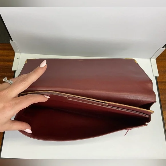 Cartier Vintage Burgundy Leather Organizer - Picture 7 of 13